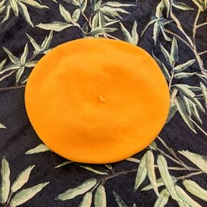 Bright Yellow/Orange Beret